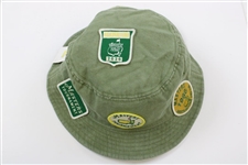 2020 Masters Tournament Patches Collage Olive Bucket Hat - Size L/XL