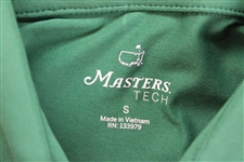 Augusta National Masters Tournament Green SS Tech Golf Shirt - Size S - New