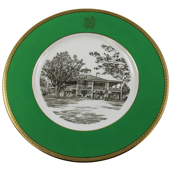 Augusta National GC Member Clubhouse Wedgwood Bone China Ltd Ed Plate #210