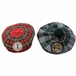 Old Course St. Andrews & Turnberry Hotel Golf Courses Tartan Caps