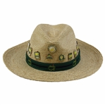 Masters Tournament Straw Hat with Commemorative Pins - New with Tags - Size S/M