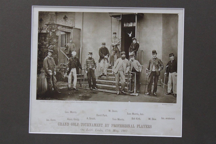 c.1900 Woodburytypes Golf Images of Pro Players on Leith Links in 1867