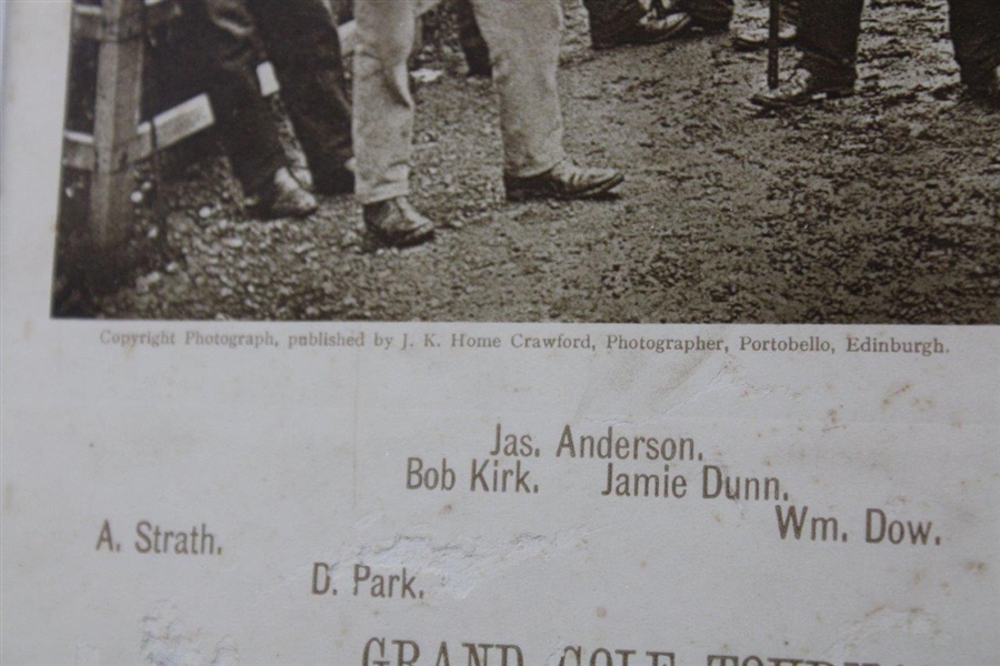 c.1900 Woodburytypes Golf Images of Pro Players on Leith Links in 1867