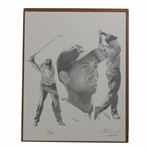 Tiger Woods Limited Edition Van Zandt Print #118/500