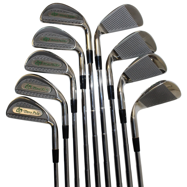 Dave Pelz DP Golf Iron Set - 3-9 Irons Plus Pitching & Sand Wedge New Old Stock