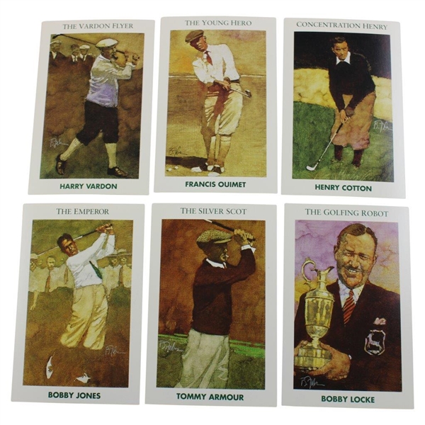 Palmer, Stewart, Hogan, Seve & 16 Others Signed Set of Golf's Greatest Cards In Box JSA LOA
