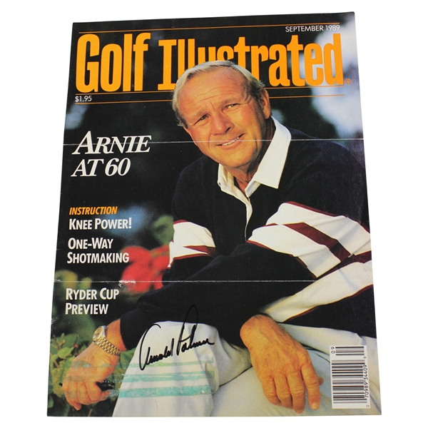 Arnold Palmer Signed 1989 Golf Illustrated Magazine Cover Only - September JSA ALOA