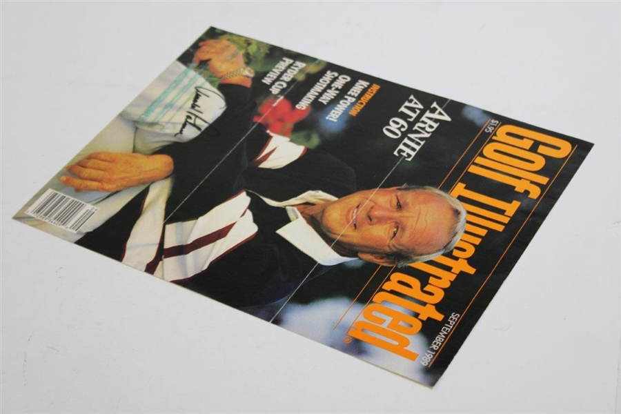 Arnold Palmer Signed 1989 Golf Illustrated Magazine Cover Only - September JSA ALOA