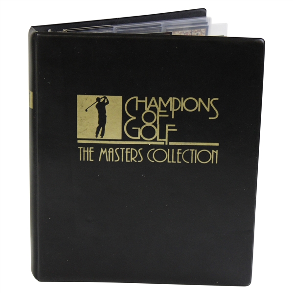 Champions Of Golf Masters Collection Golf Cards in Binder - 1934-1998