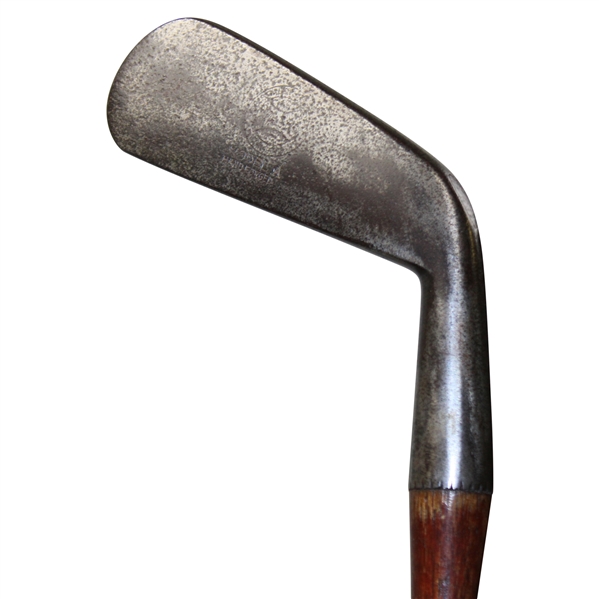 Spalding Model A Smooth Face Iron with Shaft Stamp