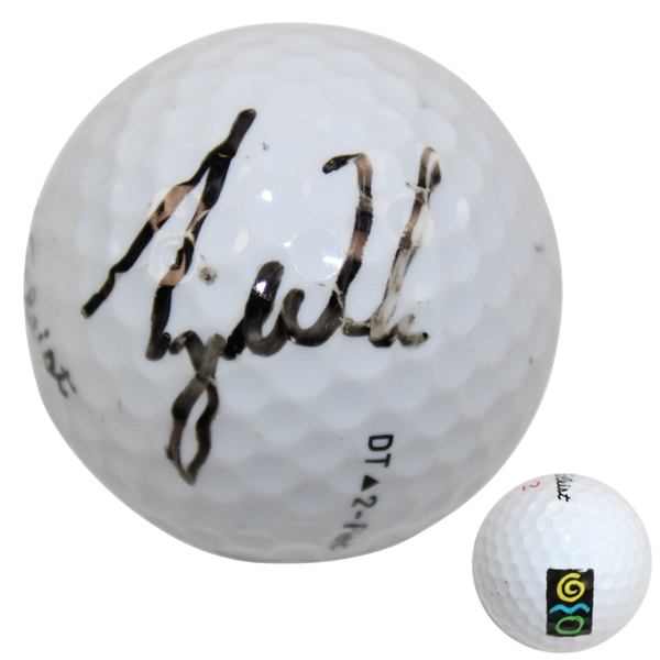 Tiger Woods Signed 1996 Pro-Debut at Greater Milwaukee Open Golf Ball JSA #YY65204