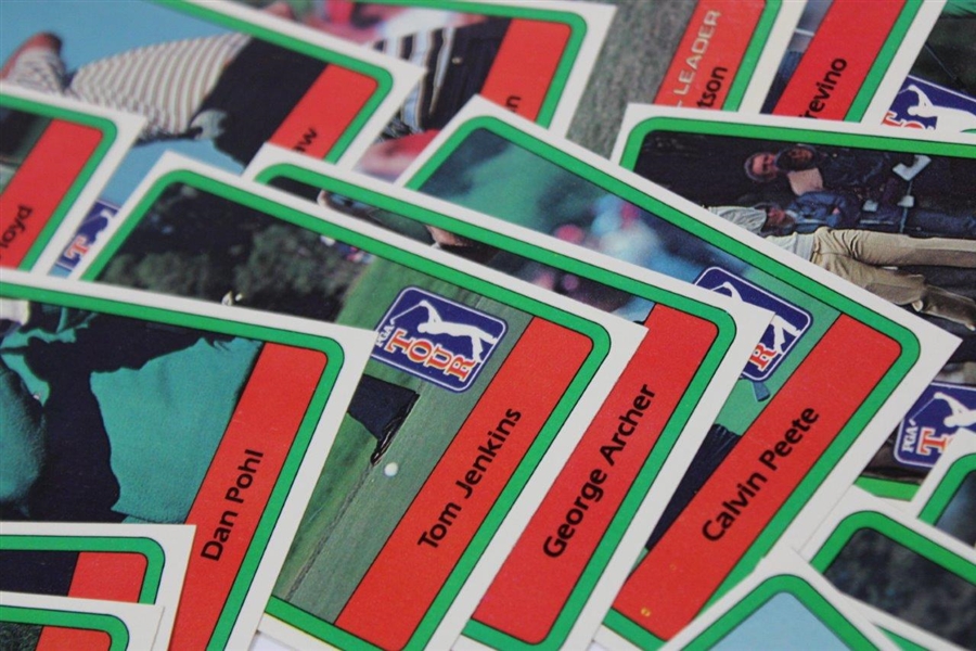 Set of 1982 Donruss PGA Tour Cards - Nicely Centered Jack Nicklaus
