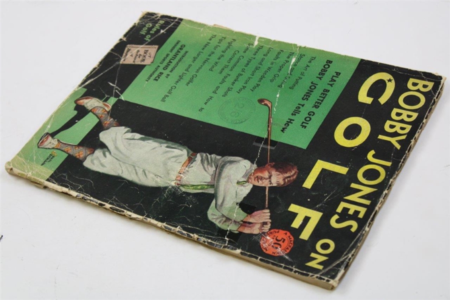 1930 Bobby Jones On Golf Book w/ Introduction by Grantland Rice