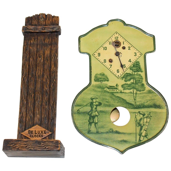 1910 De Luxe Pendulum Clock - Waterbury Ct. Manufactured August C Keebler Co. w/ Key - Works