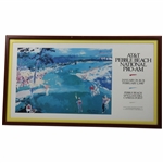 1987 AT&T Pebble Beach Pro-Am Poster Framed