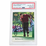Tiger Woods Signed Rookie 2001 Upper Deck Card Dual PSA/JSA Grade 10 Auto GEM MT 10 - Pop 1