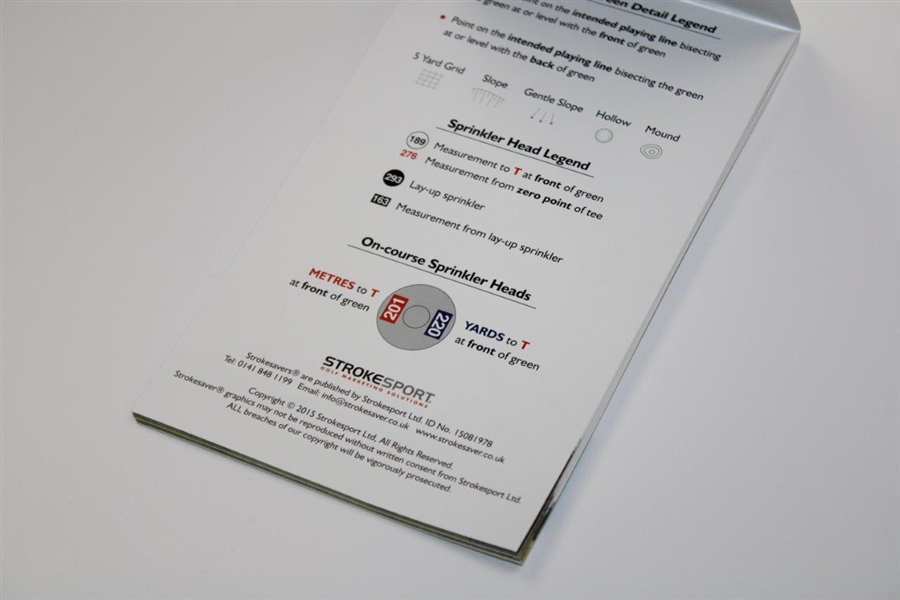 2015 The Walker Cup Team USA Signed Players Edition Strokesaver Booklet JSA ALOA