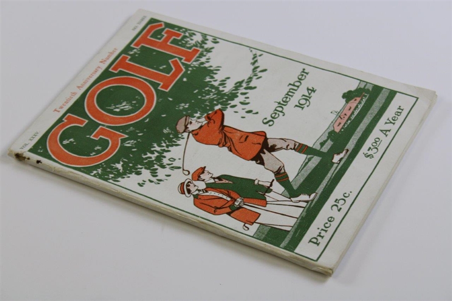 1914 GOLF '20th Anniversary Number' Magazine - September - Vol XXXV No. 3