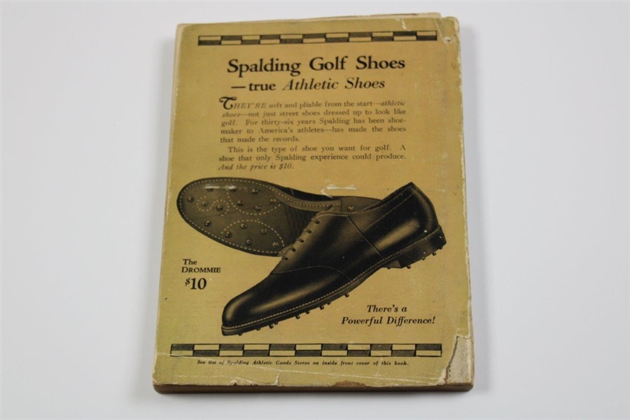 1926 Spaldings Athletic Library No. 3x Golf Guide Playing Rules of The USGA - Bobby Jones Cover