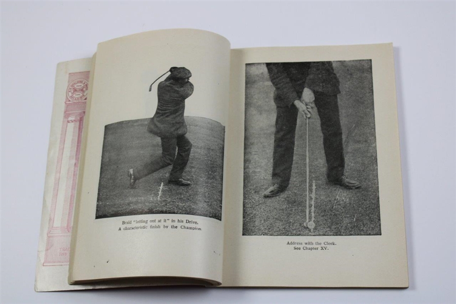 1915 Spaldings Red Cover 'How To Play Golf' Book by James Braid And Harry Vardon