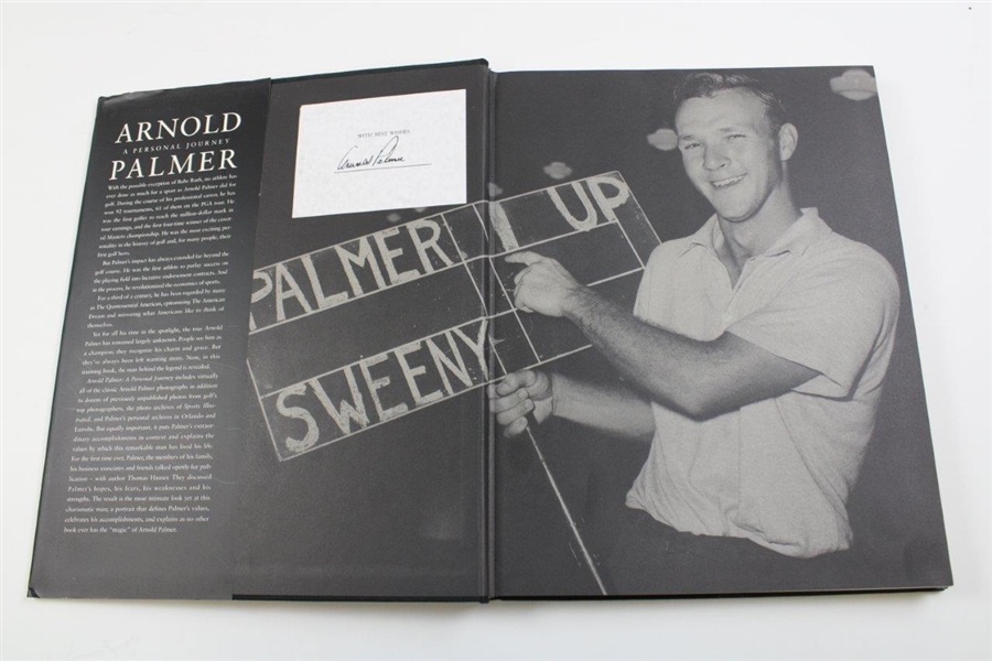 Arnold Palmer Signed 1994 'A Personal Journey' Book JSA ALOA