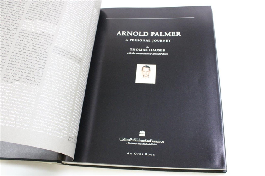 Arnold Palmer Signed 1994 'A Personal Journey' Book JSA ALOA