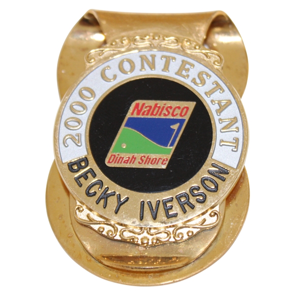 Becky Iversons 2000 Nabisco Dinah Shore Contestant Money Clip