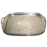 Frank Stranahan's 1948 Miami Open Low Amateur Silver Tray - 1st Am. to Win Overall Event