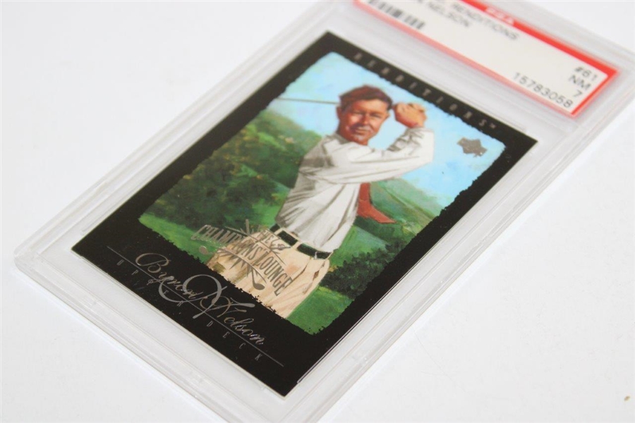 Byron Nelson 2003 U.D. Renditions Golf Card #61 PSA 7 NM #15783058