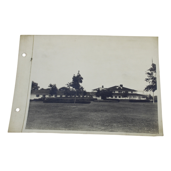 Early 1930s Clubhouse Photo Stamped on Verso - Wendell Miller Collection