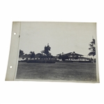 Early 1930s Clubhouse Photo Stamped on Verso - Wendell Miller Collection