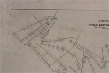 Early 1930's Ford Motor Co Golf Course Drainage Plan - Wendell Miller Collection