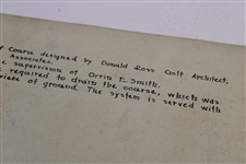 Early 1930's Ford Motor Co Golf Course Drainage Plan - Wendell Miller Collection