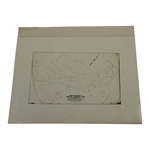 Early 1930s Oak Hill Country Club of Pittsford, NY Map Of the Property - Wendell Miller Collection