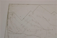 Early 1930's Oak Hill Country Club of Pittsford, NY Map Of the Property - Wendell Miller Collection