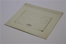 Early 1930's Oak Hill Country Club of Pittsford, NY Map Of the Property - Wendell Miller Collection