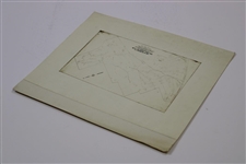 Early 1930's Oak Hill Country Club of Pittsford, NY Map Of the Property - Wendell Miller Collection