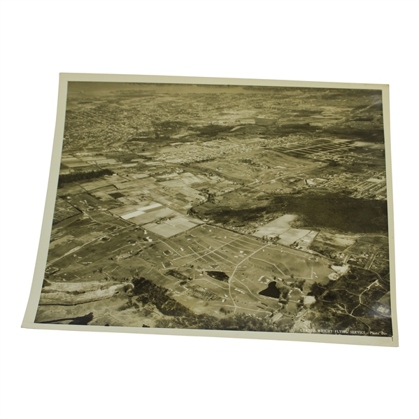 Early 1930s Aerial Photo Of Golf Course Curtis Wright Flying Service Photo - Wendell Miller Collection