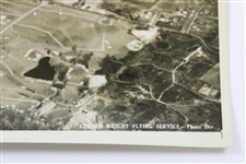Early 1930's Aerial Photo Of Golf Course Curtis Wright Flying Service Photo - Wendell Miller Collection