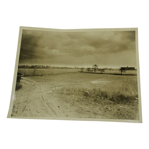 Early 1930s Empty Field Surveying Photo - Wendell Miller Collection