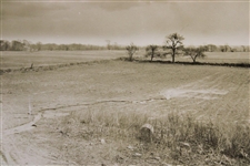 Early 1930's Empty Field Surveying Photo - Wendell Miller Collection