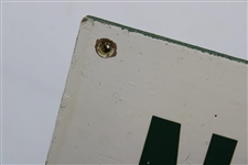 Official 'No Walk-Ins' Wood Sign from c.1980's Masters Tournament