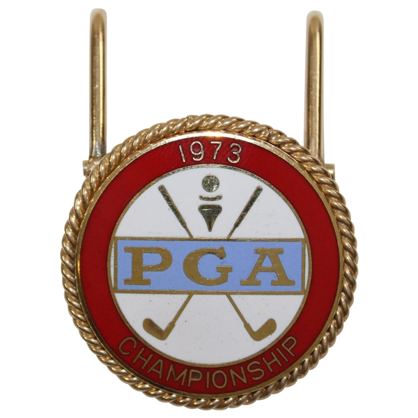 1973 PGA Championship Enameled Money Clip 