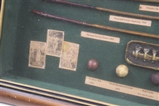Golf Ball & Club Progression Framed Display