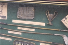 Golf Ball & Club Progression Framed Display