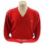 Masters Tournament Masters Collection Red Long Sleeve Golf Sweater - Size M