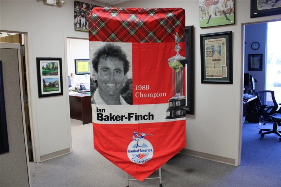 Course Flown Large Colonial Bank of America Colonial Ian Baker-Finch Banner