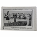 1934 Illustrated Current News Cut Out No 3236 Featuring Lawson Little British Amateur Champion