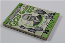 1931 Spaldings Athletic Library No. 3x Golf Guide Playing Rules of The USGA - Bobby Jones Cover