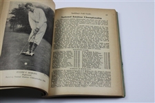 1931 Spaldings Athletic Library No. 3x Golf Guide Playing Rules of The USGA - Bobby Jones Cover